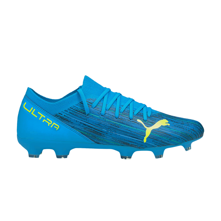 Puma Ultra 3.2 FG AG 'Speed of Light' — Energy Blue/Yellow Alert