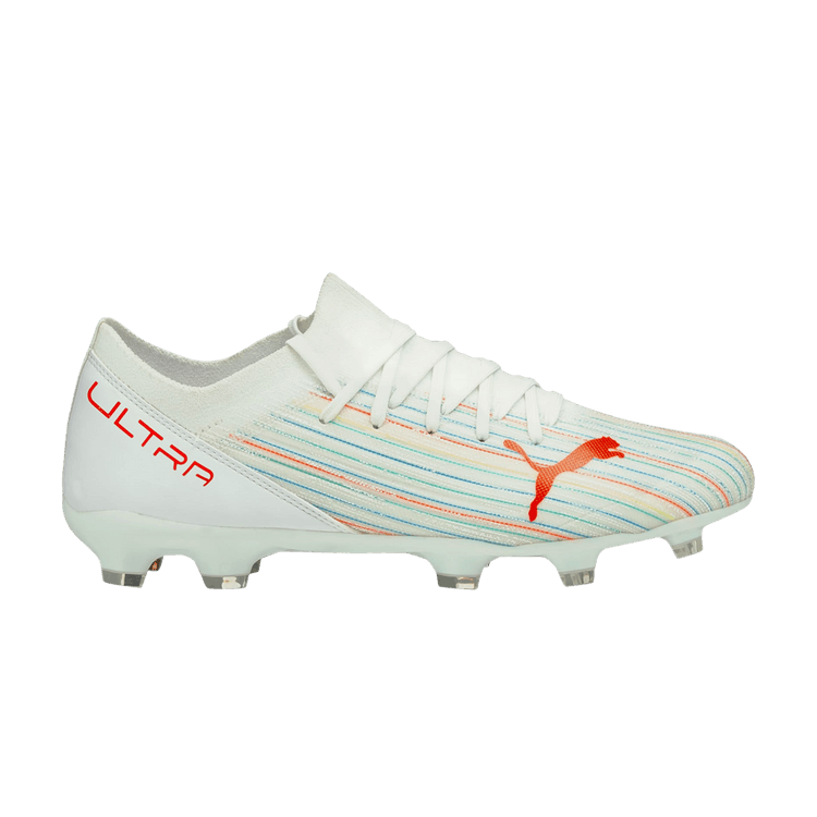 Puma Ultra 3.2 FG AG 'White Red Blast' — White/Red Blast/White