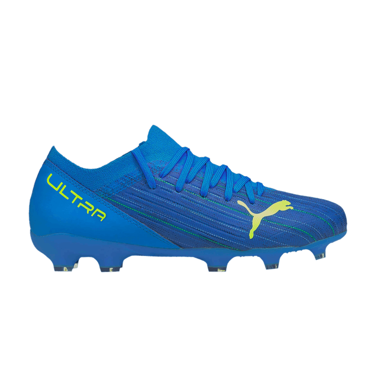 Puma Ultra 3.2 FG/AG Jr 'Speed of Light' — Energy Blue/Yellow Alert