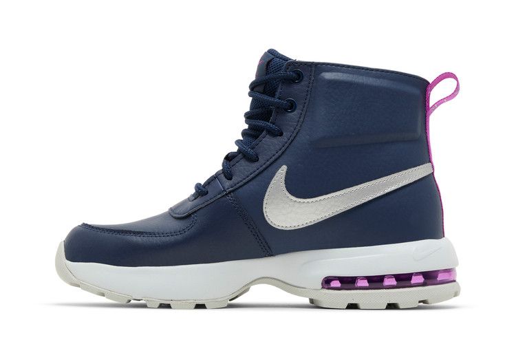 Nike Air Max Goaterra 2.0 GS 'Midnight Navy Vivid Purple' — Midnight Navy/Pure Platinum/Vivid Purple/Metallic Silver