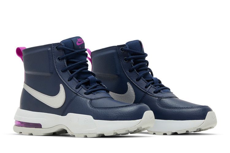 Nike Air Max Goaterra 2.0 GS 'Midnight Navy Vivid Purple' — Midnight Navy/Pure Platinum/Vivid Purple/Metallic Silver