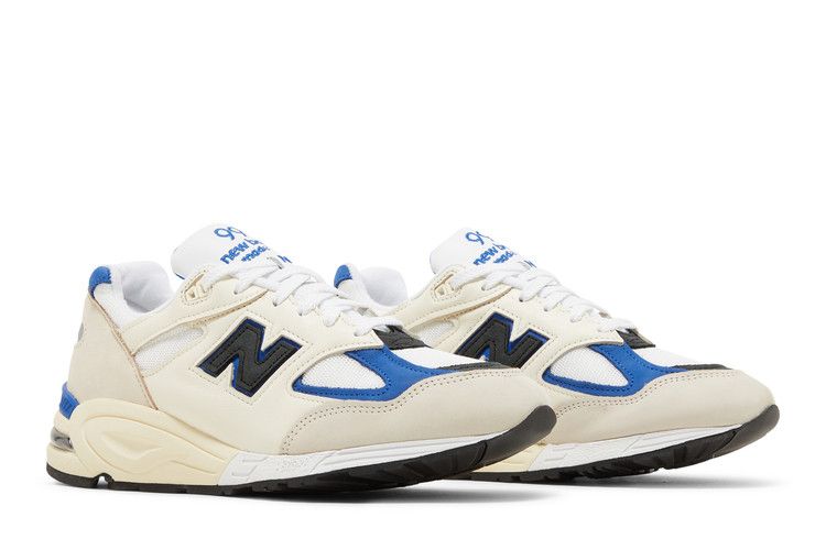 Teddy Santis x New Balance 990v2 Made in USA 'White Blue' — White/Blue
