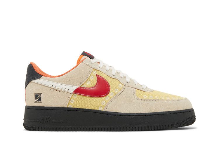 Nike Air Force 1 '07 'Somos Familia' — Sanddrift/University Red/Lemon Wash/Dark Smoke Grey (2)