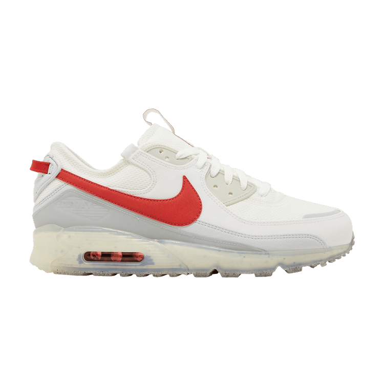 Nike Air Max Terrascape 90 'White Red Clay' — Summit White/Pure Platinum/Wolf Grey/Red Clay