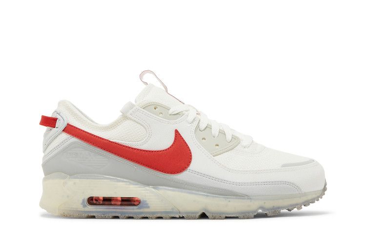 Nike Air Max Terrascape 90 'White Red Clay' — Summit White/Pure Platinum/Wolf Grey/Red Clay