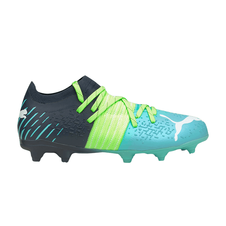 Puma Future Z 3.2 FG AG Big Kid 'Green Glare Elektro Aqua' — Green Glare/Elektro Aqua/Spellbound