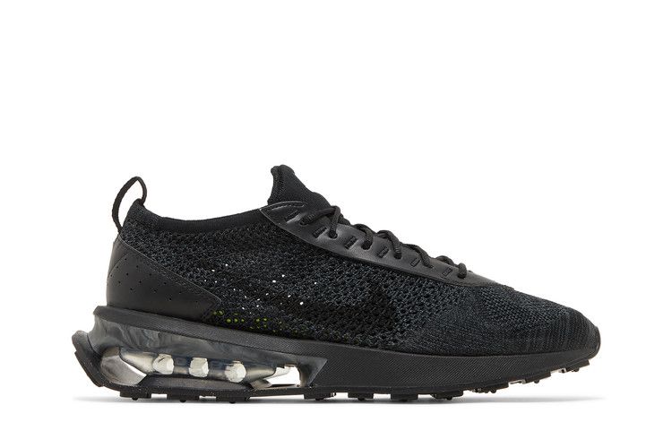 Nike Air Max Flyknit Racer 'Triple Black' — Black/Black/Anthracite/Black/Black/White (2)