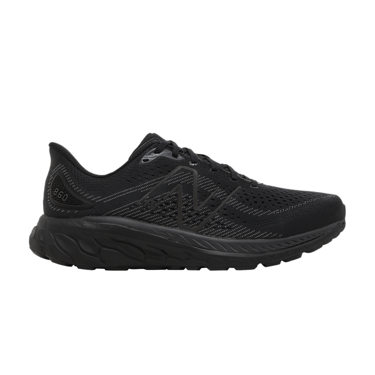 New Balance Fresh Foam X 860v13 2E Wide 'Black Phantom' — Black/Phantom/Black Metallic