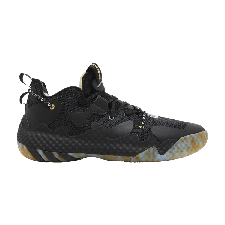 adidas Harden Vol. 6 'Black Marbled' — Core Black/Core Black/Bliss Blue