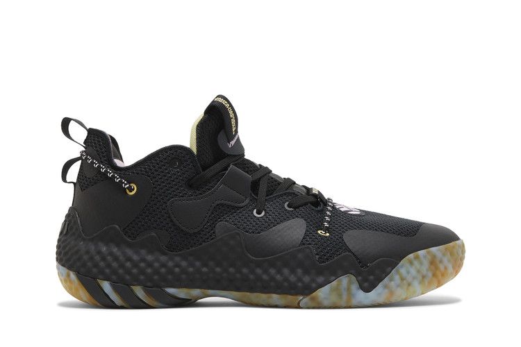 adidas Harden Vol. 6 'Black Marbled' — Core Black/Core Black/Bliss Blue