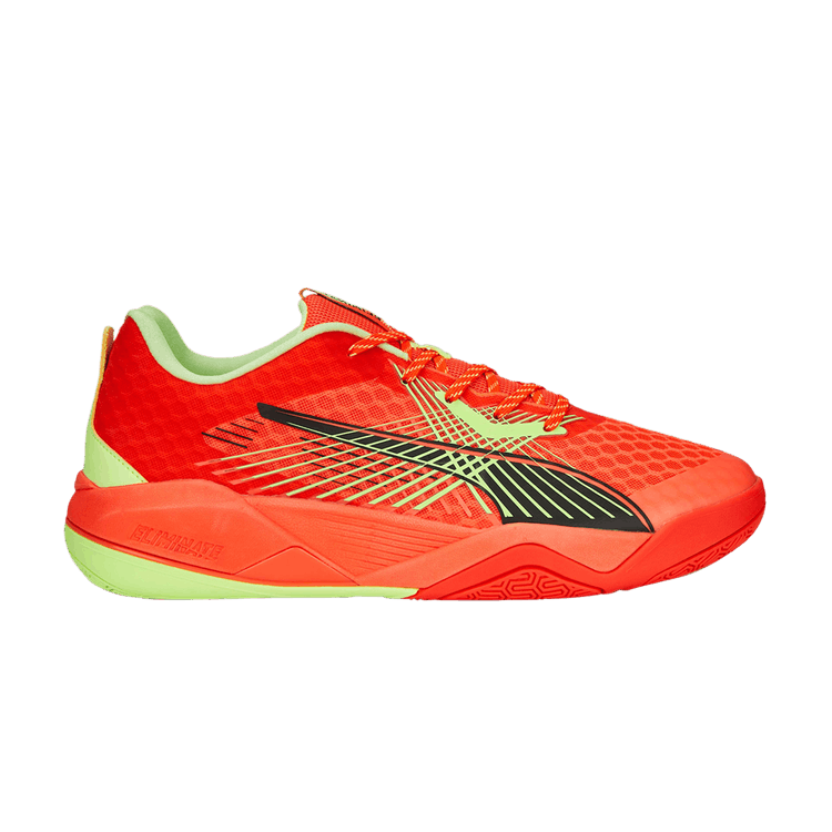 Puma Eliminate Power Nitro 2 Racquet 'Red Blast Fast Yellow' — Red Blast/Fast Yellow/Black