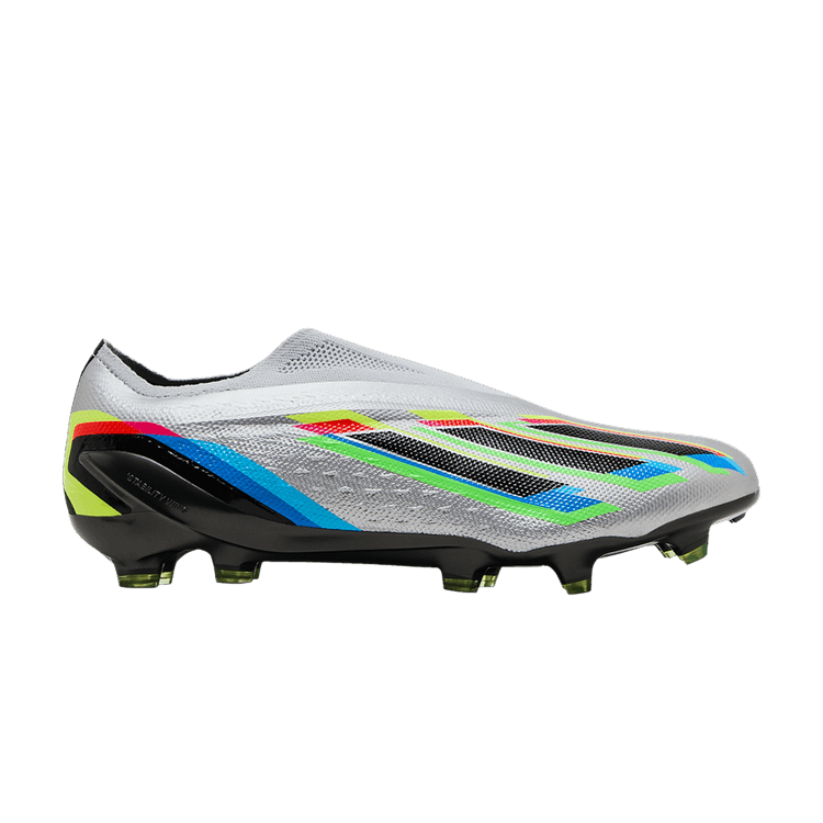 adidas X Speedportal+ FG 'Beyond Fast' — Silver Metallic/Core Black/Solar Yellow