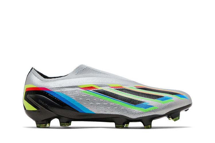 adidas X Speedportal+ FG 'Beyond Fast' — Silver Metallic/Core Black/Solar Yellow