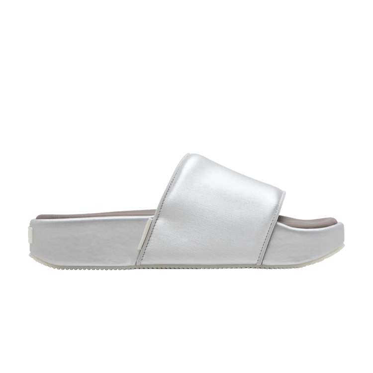 adidas Y-3 Slide 'Silver Metallic' — Silver Metallic/Brown/Cream White
