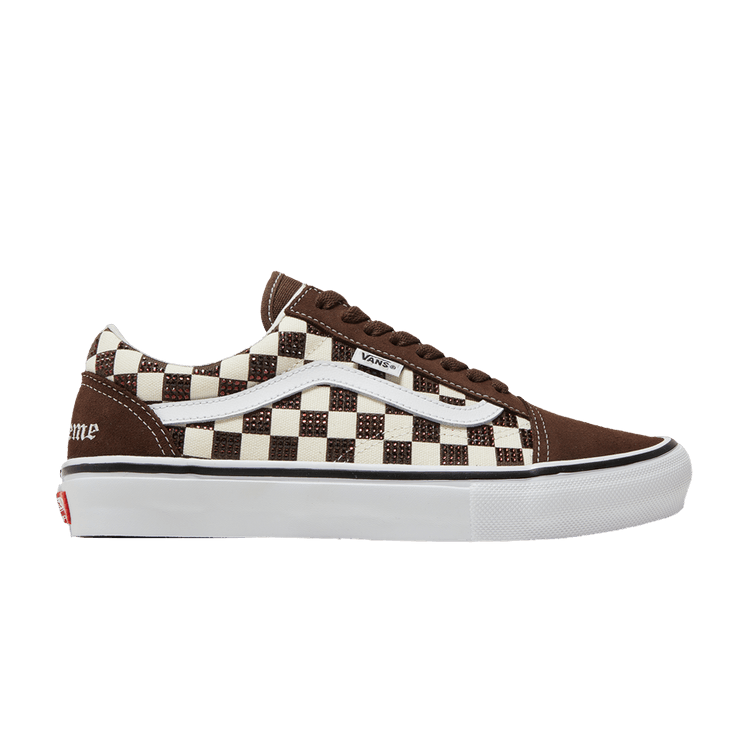 Supreme x Swarovski x Vans Skate Old Skool 'Brown' — Brown