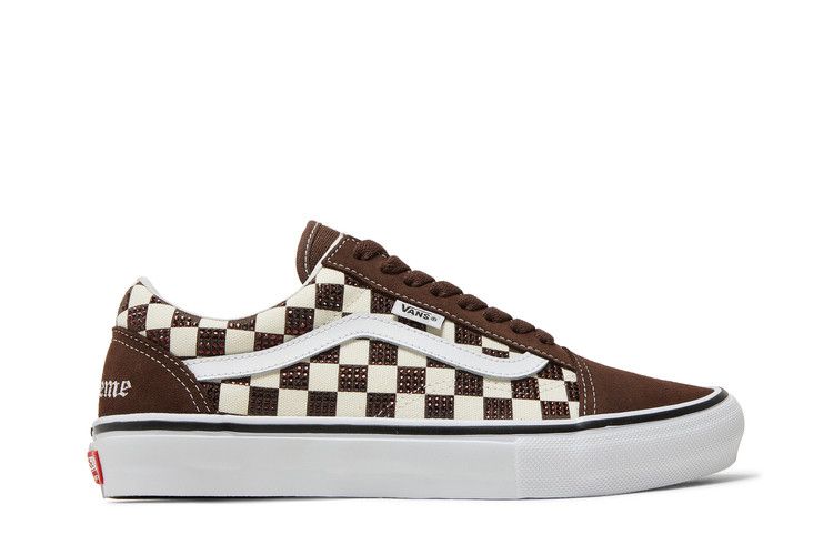 Supreme x Swarovski x Vans Skate Old Skool 'Brown' — Brown