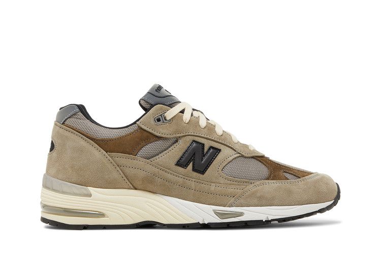 JJJJound x New Balance 991 Made in England 'Grey' — Cobblestone/Covert Green/Black