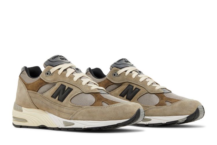 JJJJound x New Balance 991 Made in England 'Grey' — Cobblestone/Covert Green/Black