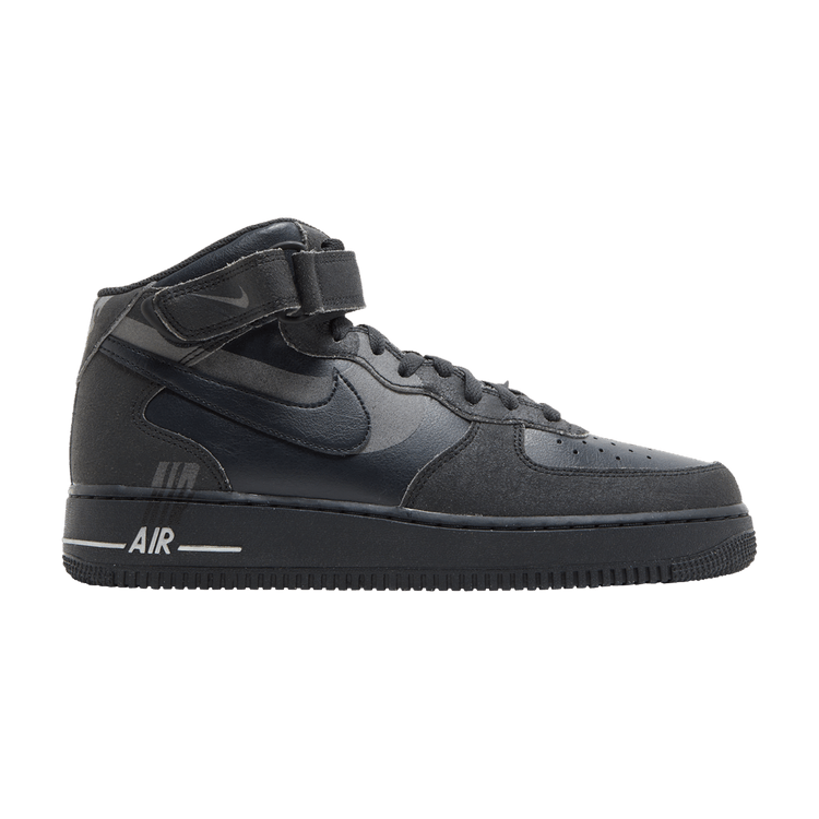 Nike Air Force 1 Mid '07 'Halloween - Midnight' — Off Noir/Off Noir/Black/Light Smoke Grey
