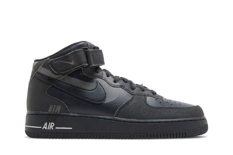 Nike Air Force 1 Mid '07 'Halloween - Midnight' — Off Noir/Off Noir/Black/Light Smoke Grey (2)
