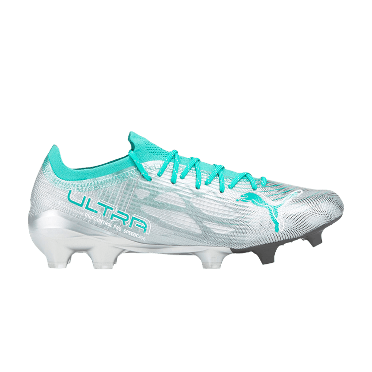 Mercedes-AMG Petronas F1 x Puma Ultra 1.4 FG AG 'Silver Spectra Green' — Diamond Silver/Spectra Green