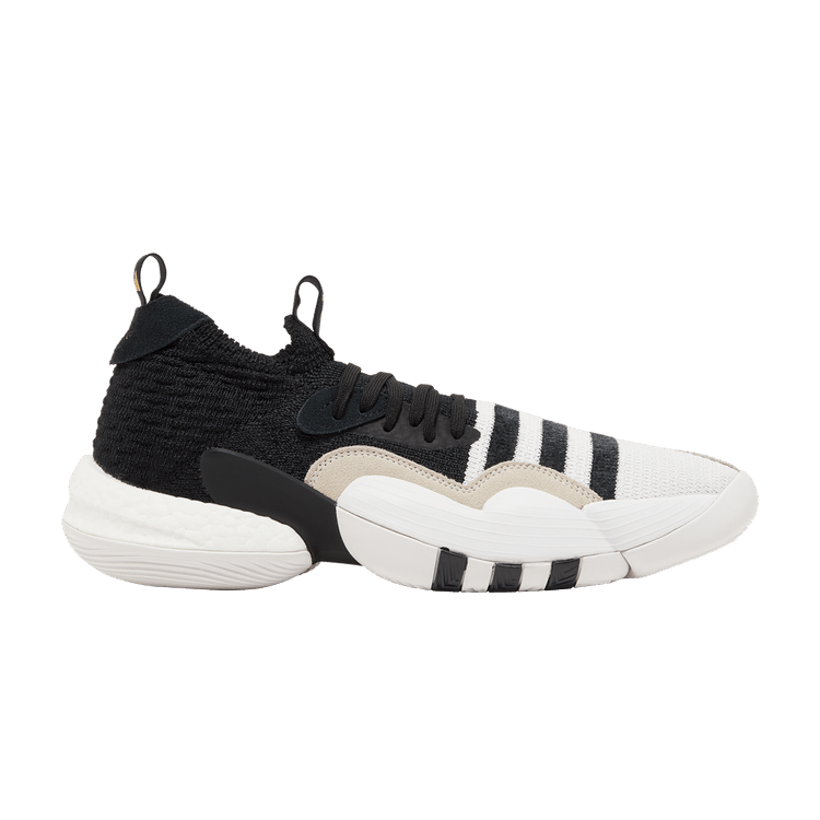 adidas Trae Young 2 'Super Villain' — Cloud White/Core Black/Matte Gold