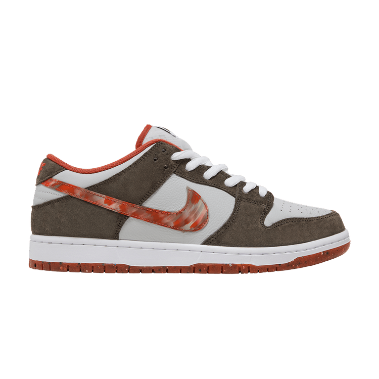Crushed D.C. x Nike Dunk Low SB 'Golden Hour' Special Box — Olive Grey/Mantra Orange/Rattan