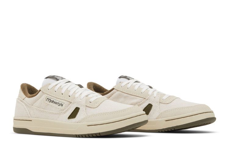 Maharishi x Reebok LT Court 'Hemp' — Footwear White/Alabaster/Army Green