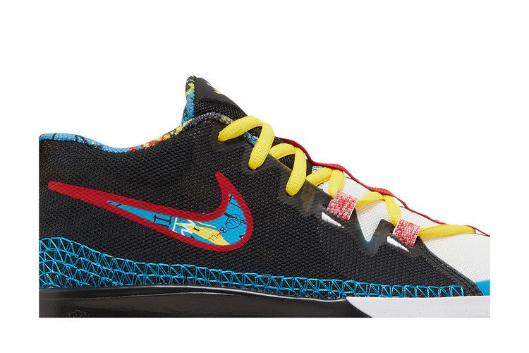 Nike Kyrie Flytrap 6 SE GS 'Black Multi-Color' — Black/White/Tour Yellow/University Red
