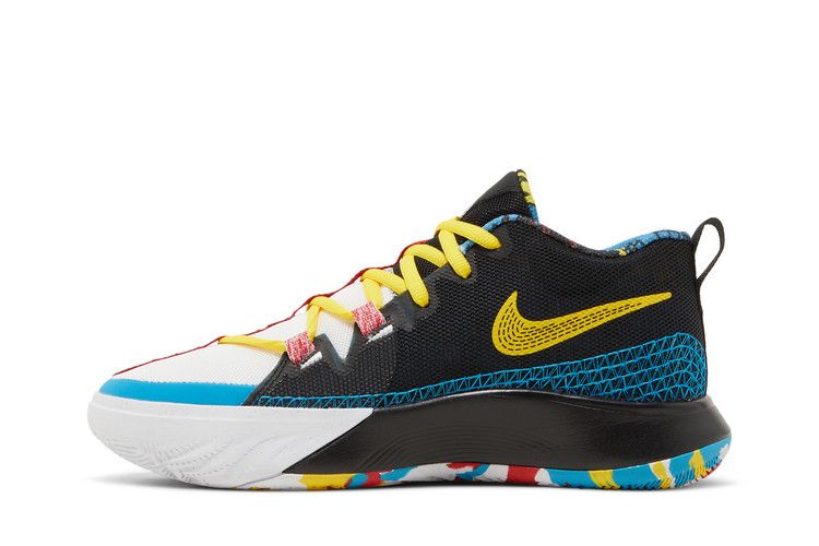 Nike Kyrie Flytrap 6 SE GS 'Black Multi-Color' — Black/White/Tour Yellow/University Red