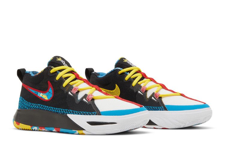 Nike Kyrie Flytrap 6 SE GS 'Black Multi-Color' — Black/White/Tour Yellow/University Red