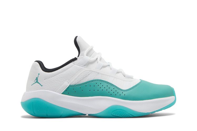 Wmns Air Jordan 11 CMFT Low 'New Emerald' — White/Black/New Emerald