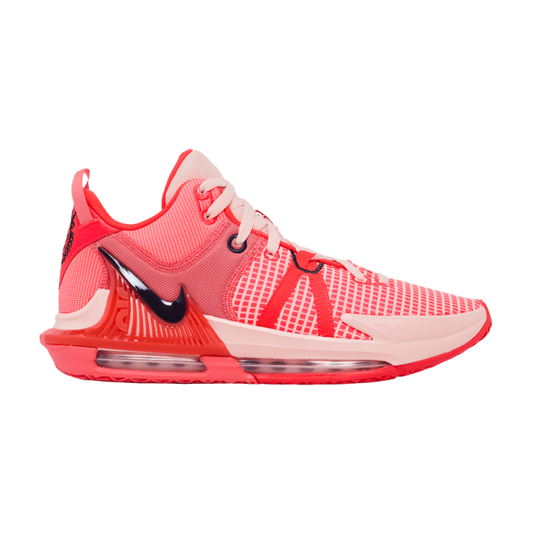 Nike LeBron Witness 7 'Bright Crimson' — Bright Crimson/Arctic Orange/Magic Ember/Cave Purple