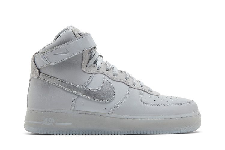 Nike Air Force 1 High 'Wolf Grey Metallic Silver' — Wolf Grey/Metallic Silver/Volt (2)