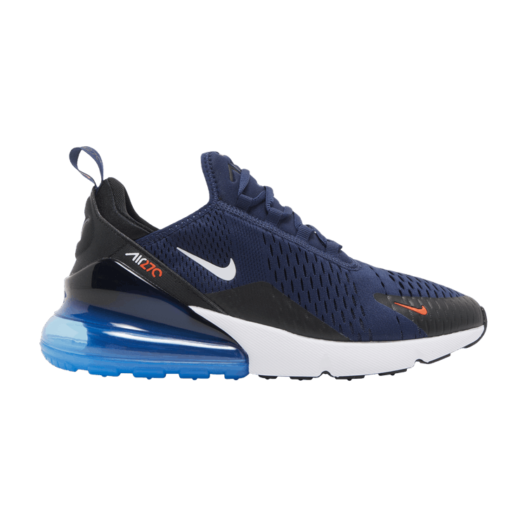 Nike Air Max 270 'Midnight Navy Bright Crimson' — Midnight Navy/White/Bright Crimson/Black