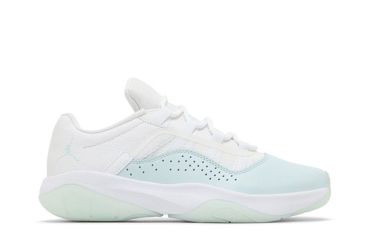 Wmns Air Jordan 11 CMFT Low 'Igloo' — White/White/Glacier Blue