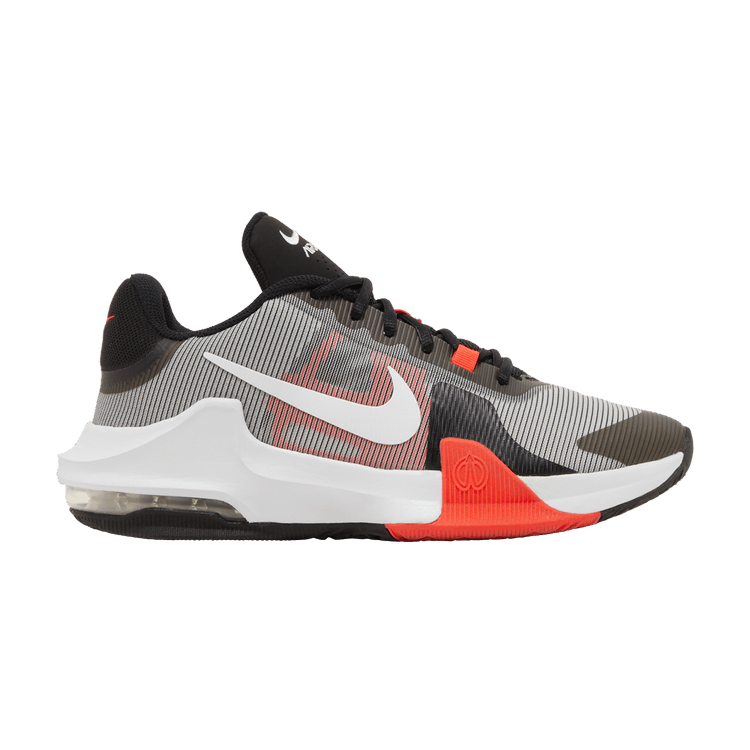 Nike Air Max Impact 4 'Black Bright Crimson' — Black/Bright Crimson/Wolf Grey/White