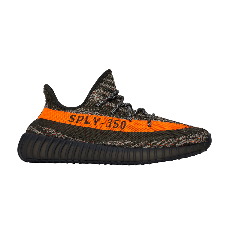 adidas Yeezy Boost 350 V2 'Carbon Beluga' — Carbon Beluga/Steeple Gray/Solar Red