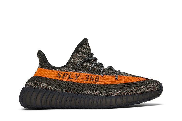 adidas Yeezy Boost 350 V2 'Carbon Beluga' — Carbon Beluga/Steeple Gray/Solar Red