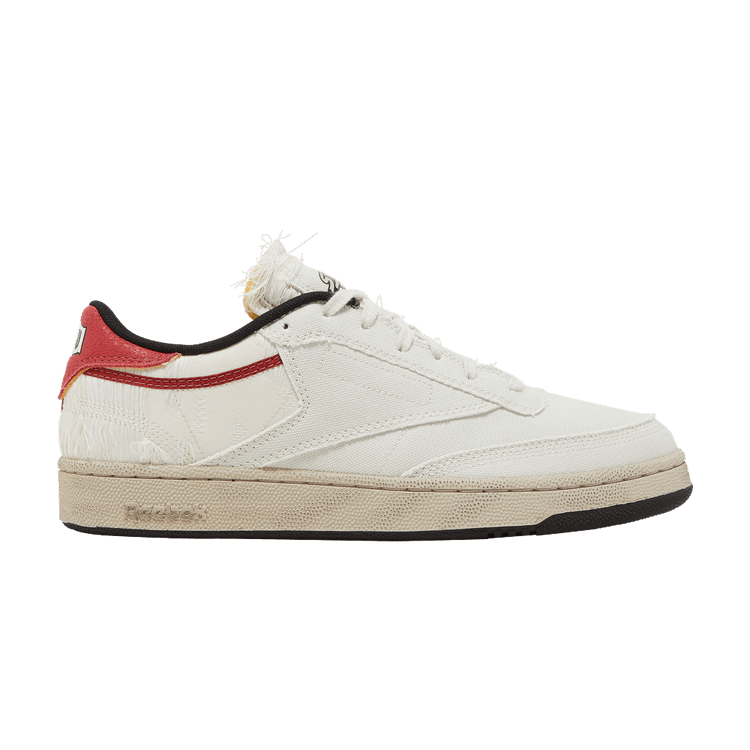 Street Fighter x Reebok Club C 85 'Ryu' — Morning Fog/Moonstone/Mars Red