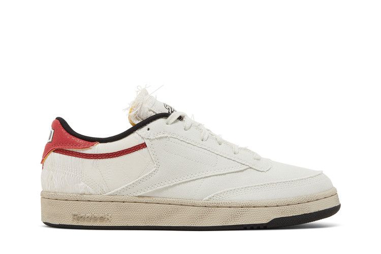 Street Fighter x Reebok Club C 85 'Ryu' — Morning Fog/Moonstone/Mars Red