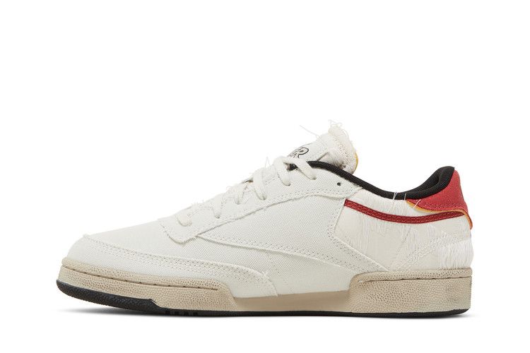 Street Fighter x Reebok Club C 85 'Ryu' — Morning Fog/Moonstone/Mars Red