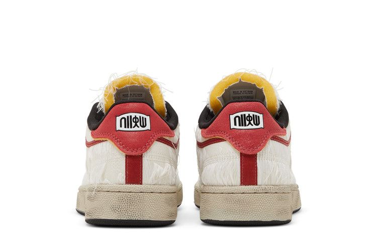 Street Fighter x Reebok Club C 85 'Ryu' — Morning Fog/Moonstone/Mars Red