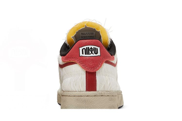 Street Fighter x Reebok Club C 85 'Ryu' — Morning Fog/Moonstone/Mars Red