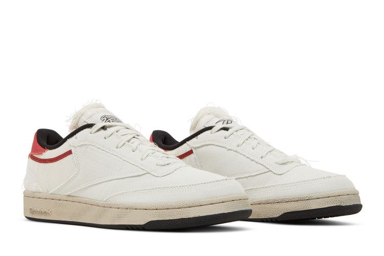 Street Fighter x Reebok Club C 85 'Ryu' — Morning Fog/Moonstone/Mars Red