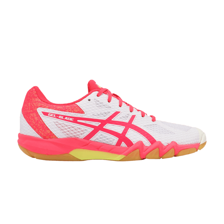 ASICS Wmns Gel Blade 7 'White Laser Pink' — White/Laser Pink