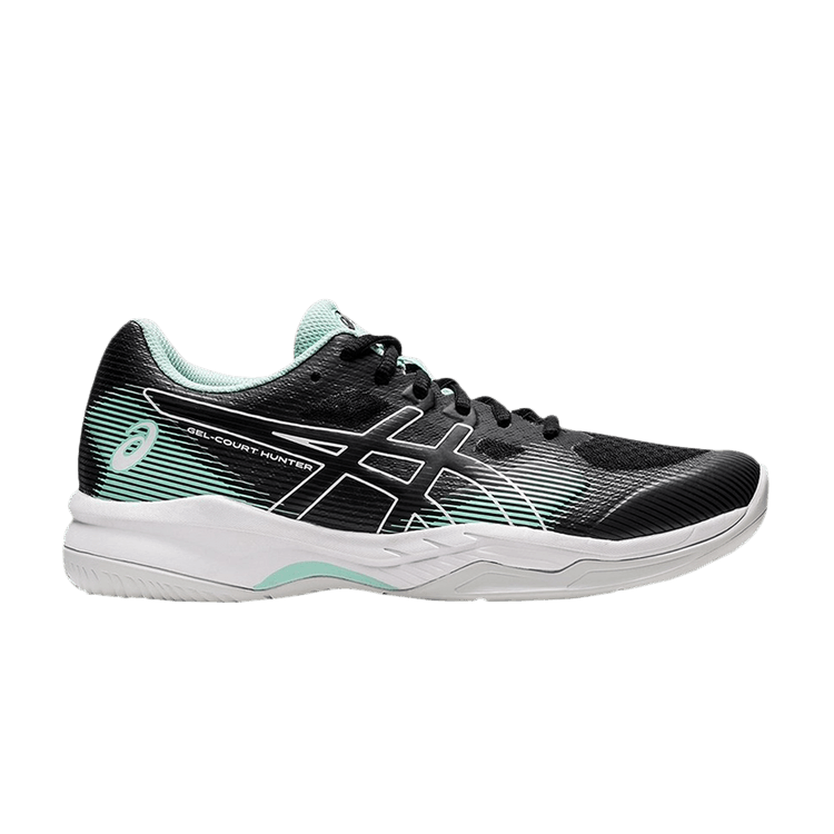 Asics Wmns Gel Court Hunter 2 'Black Green' — Black/Black