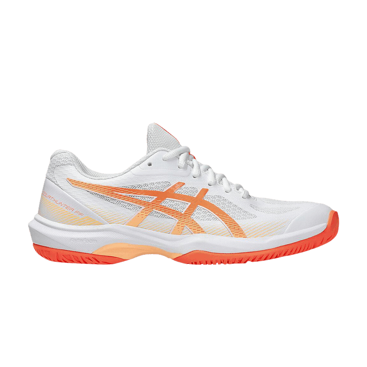Asics Wmns Gel Court Hunter FF 'White Vivid Coral' — White/Vivid Coral