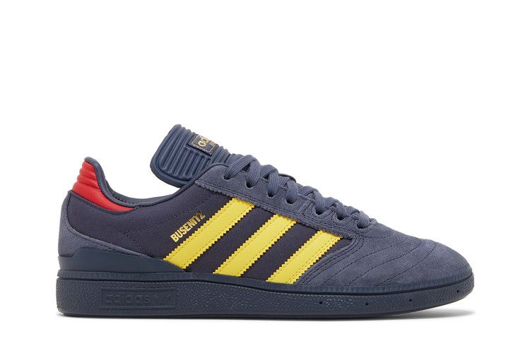 Adidas Busenitz 'Shadow Navy Impact Yellow' — Shadow Navy/Impact Yellow/Scarlet