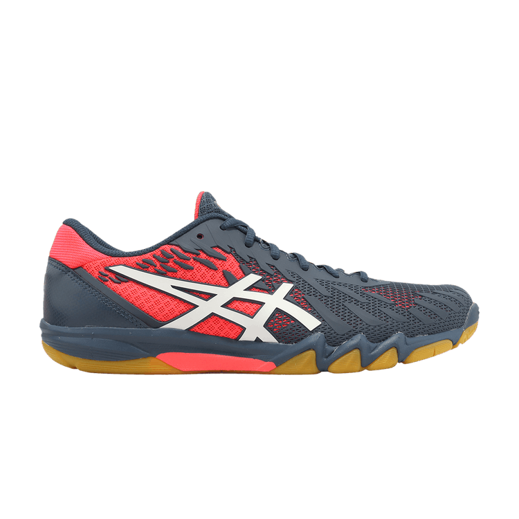 Asics Attack Bladelyte 4 'Mako Blue Red' — Mako Blue/White